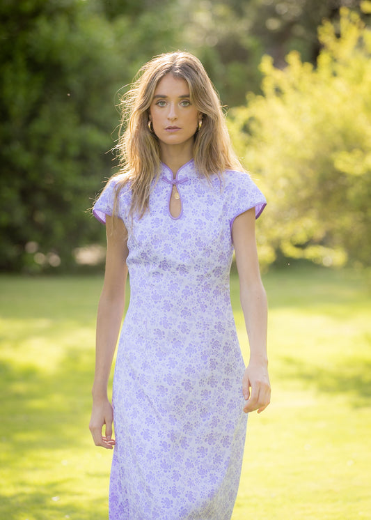 VESTIDO QIPAO LAVENDER DREAM