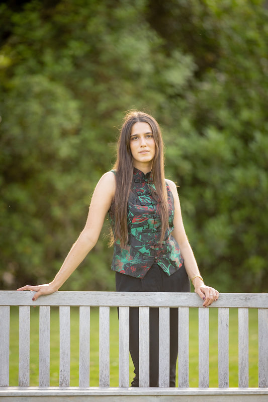 CHALECO ROMANTIC GARDEN