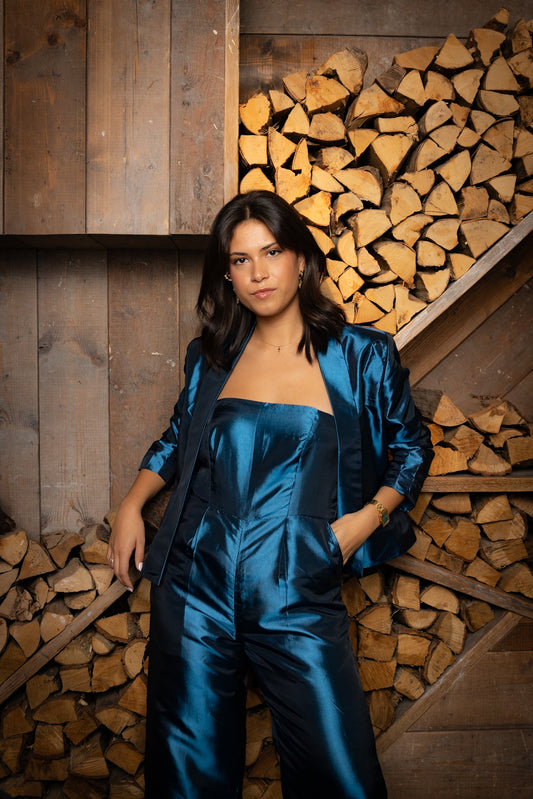 CONJUNTO MONO Y CHAQUETA AZURETTA