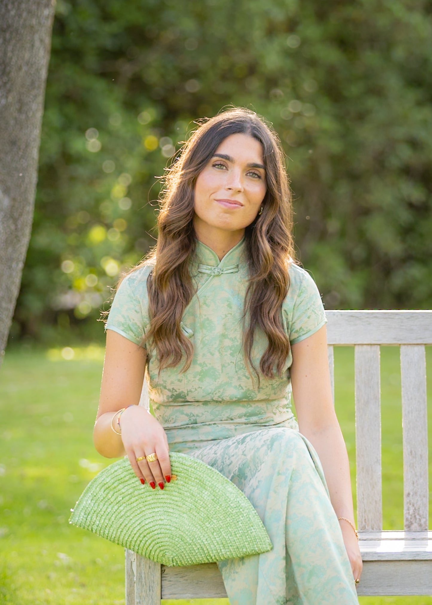 VESTIDO QIPAO MATCHA GRACE
