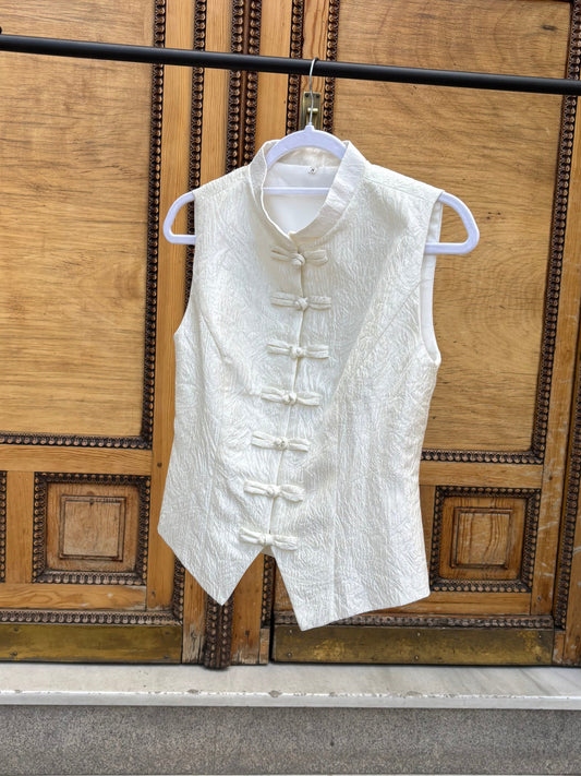 CHALECO WHITE CAMELIA