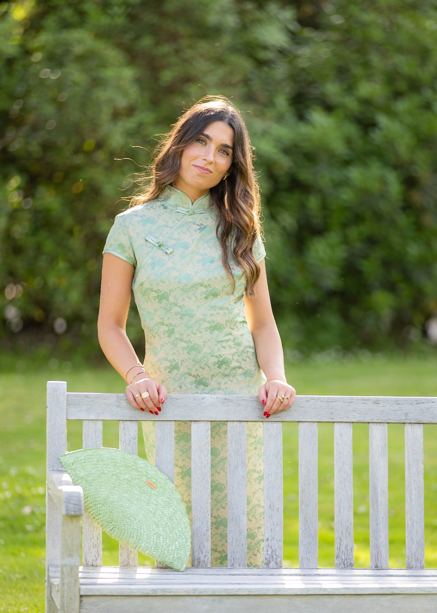 VESTIDO QIPAO MATCHA GRACE