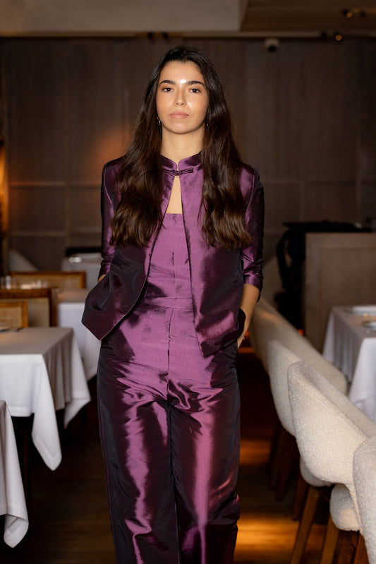 CONJUNTO MONO Y CHAQUETA VIORETTA