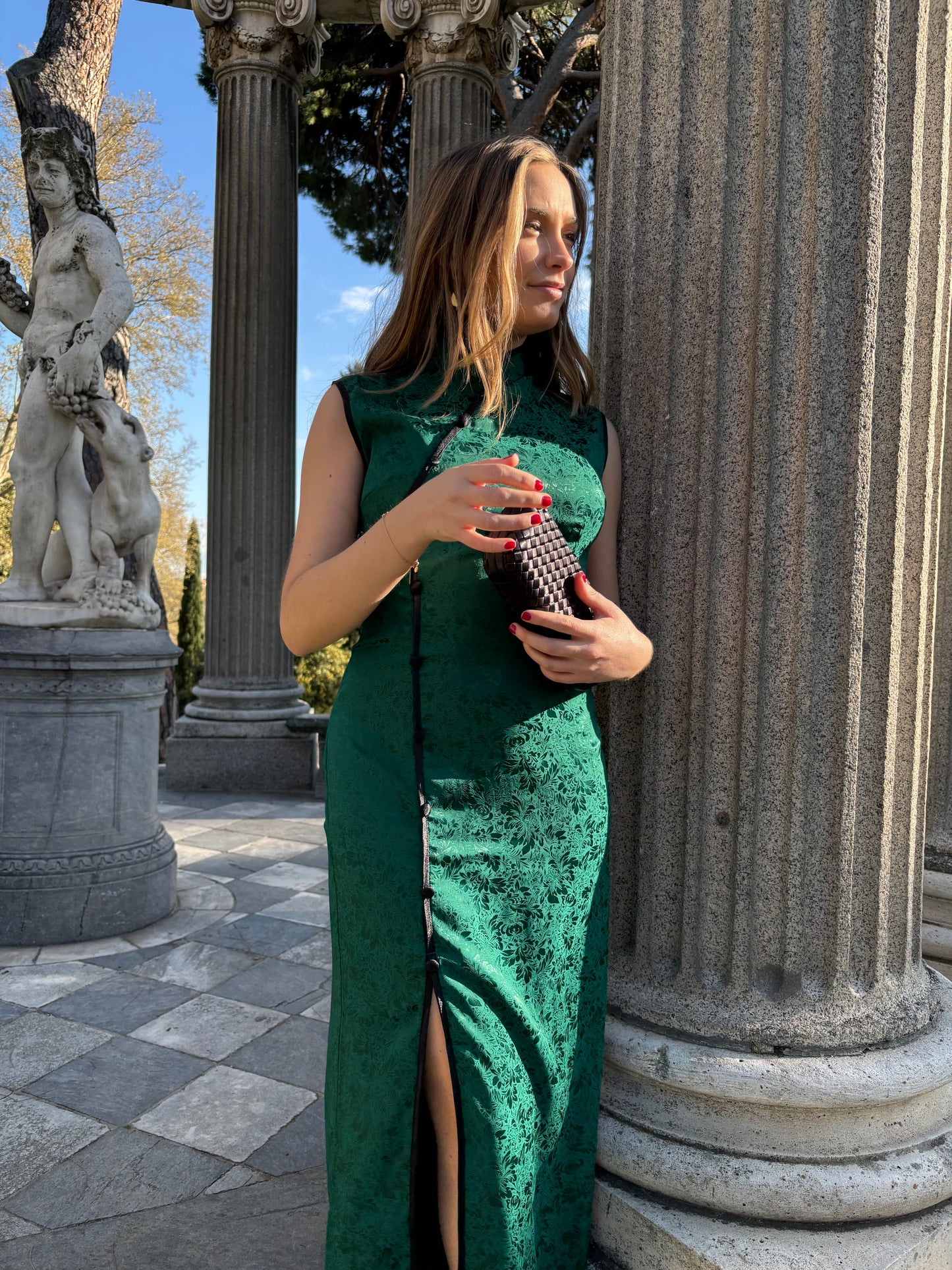 VESTIDO QIPAO FOREST MUSE