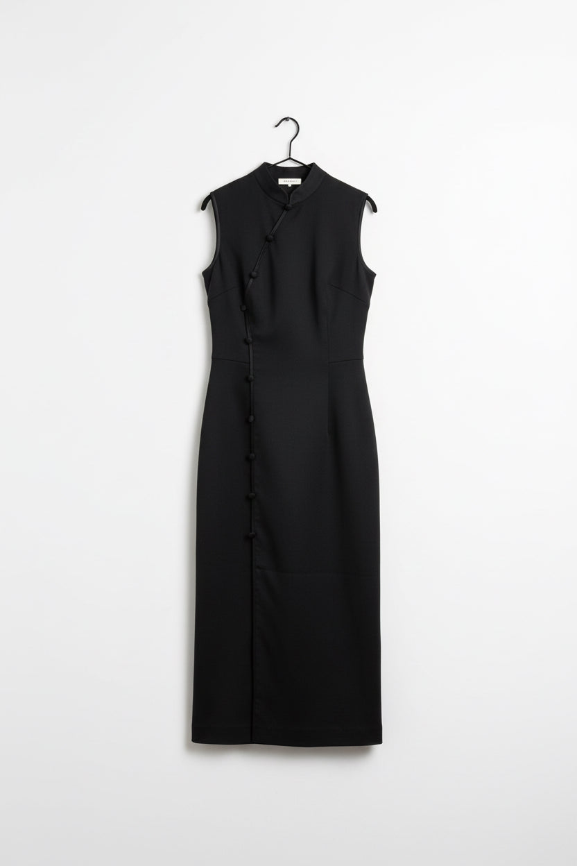 VESTIDO QIPAO NOIR KYOTO