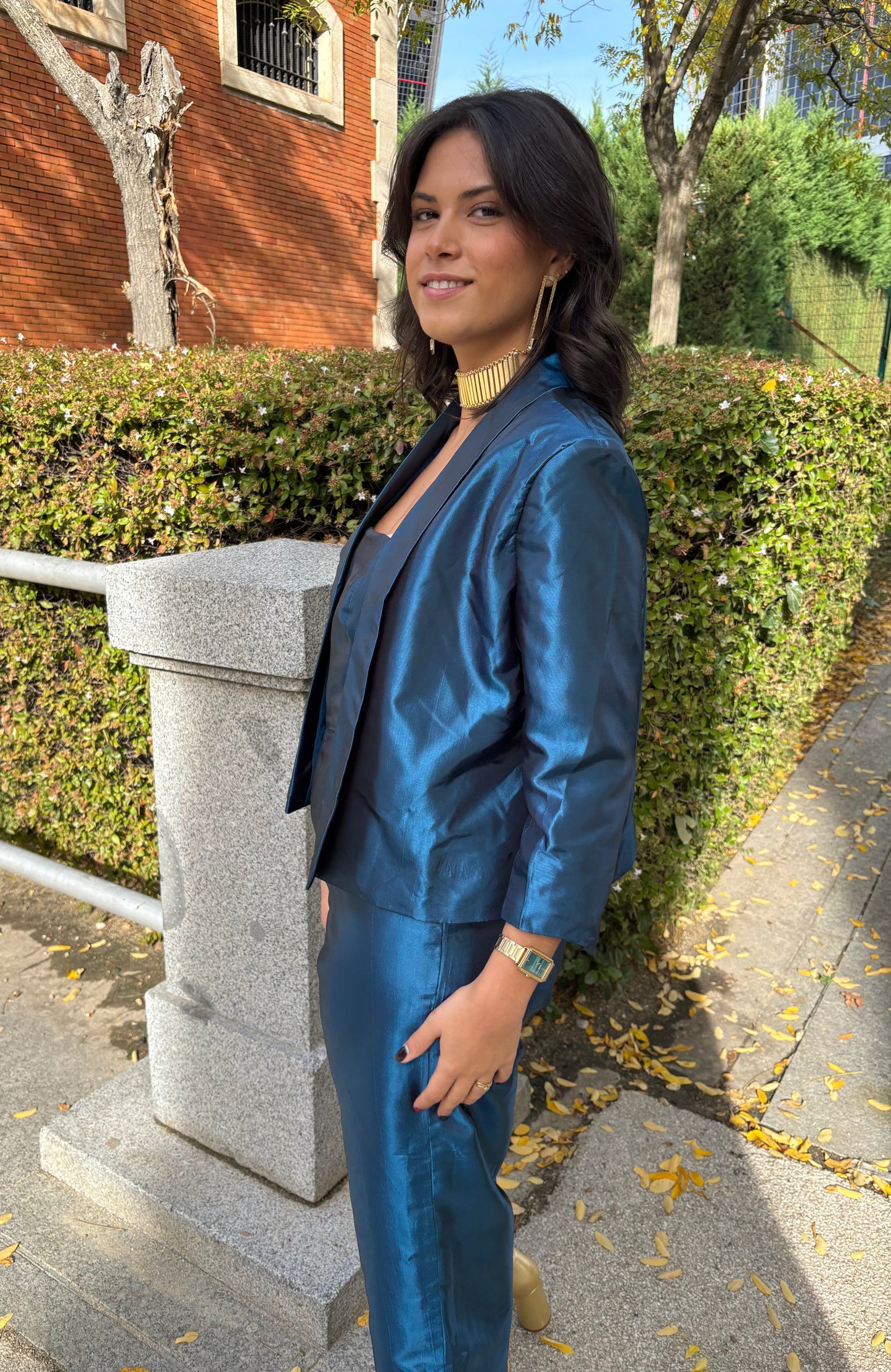 CONJUNTO MONO Y CHAQUETA AZURETTA