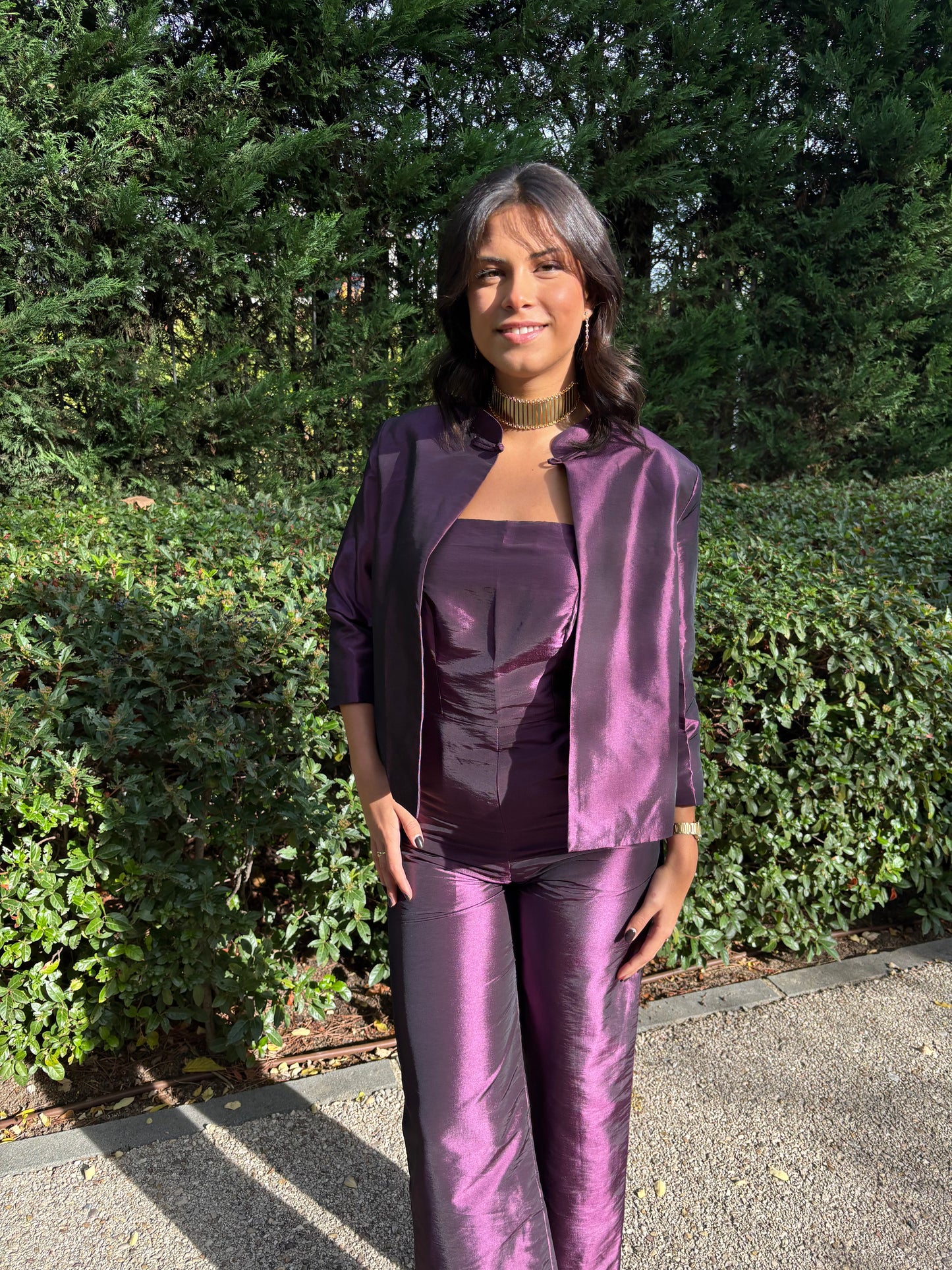 CONJUNTO MONO Y CHAQUETA VIORETTA