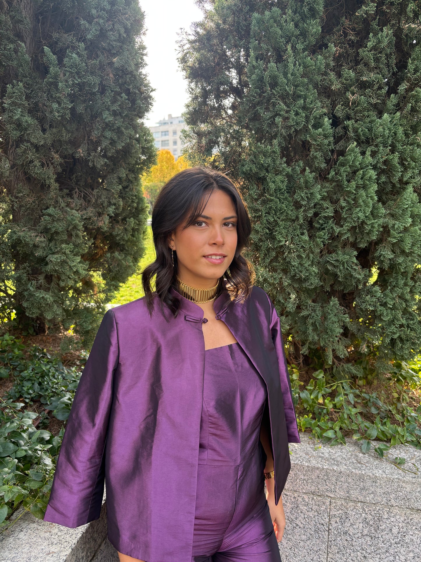 CONJUNTO MONO Y CHAQUETA VIORETTA