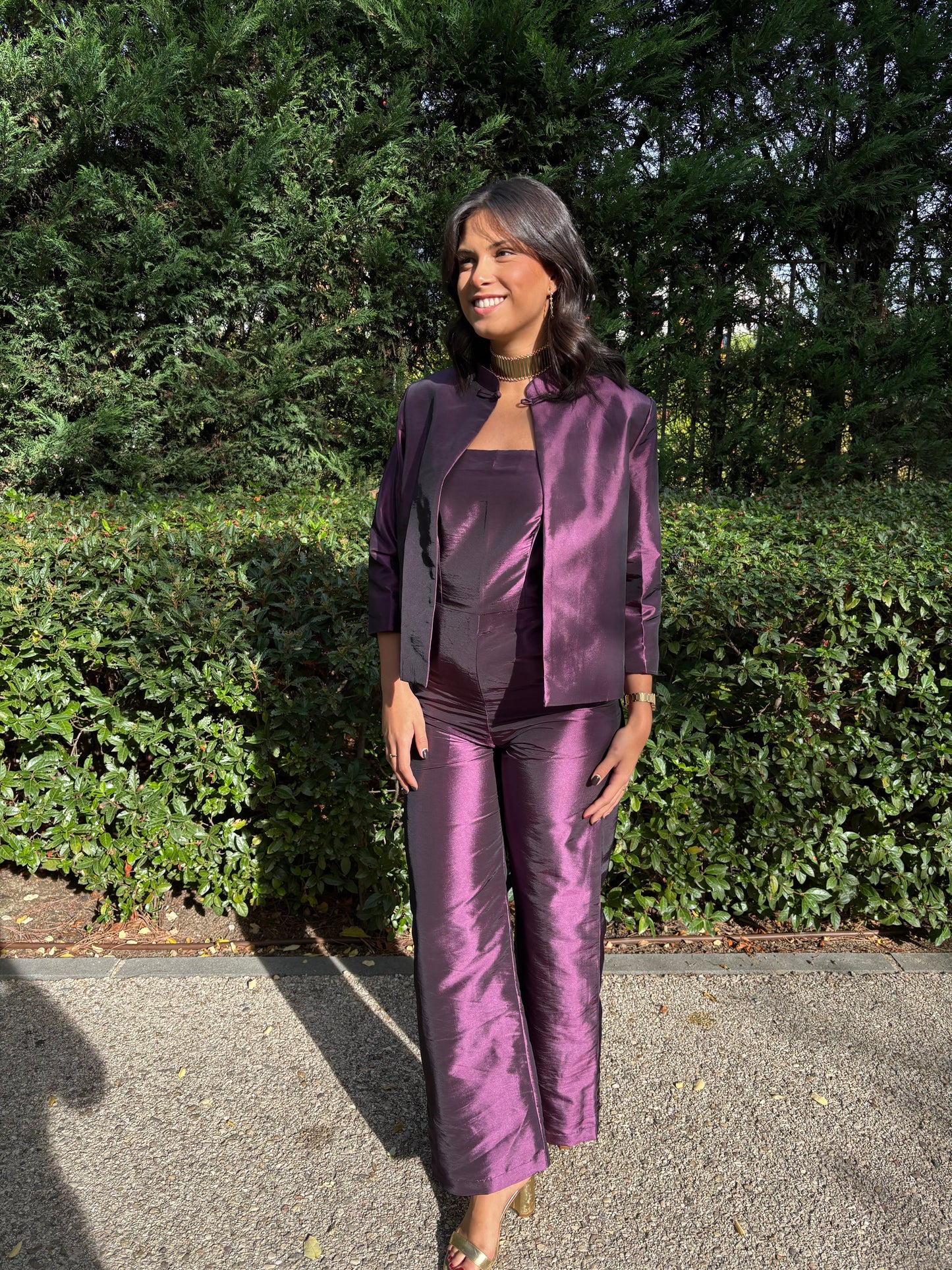 CONJUNTO MONO Y CHAQUETA VIORETTA