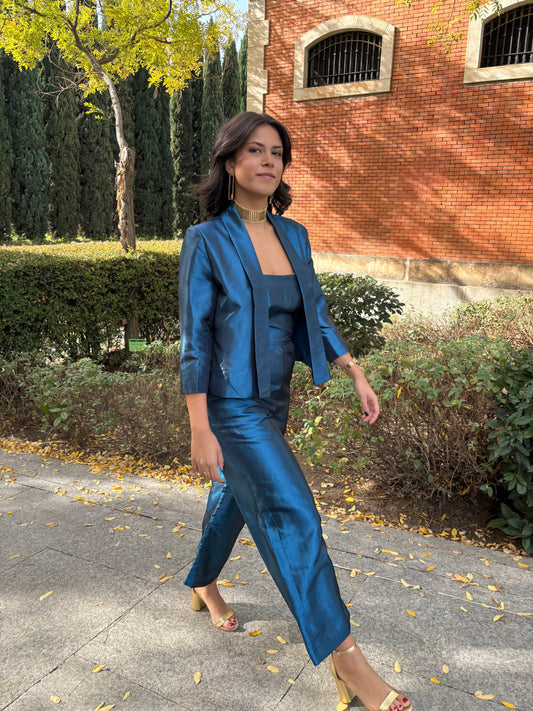 CONJUNTO MONO Y CHAQUETA AZURETTA