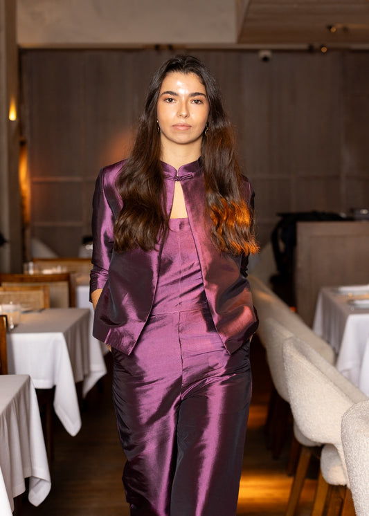 CONJUNTO MONO Y CHAQUETA VIORETTA