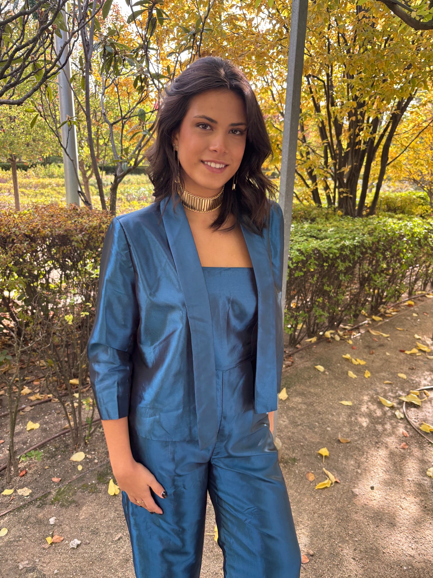 CONJUNTO MONO Y CHAQUETA AZURETTA