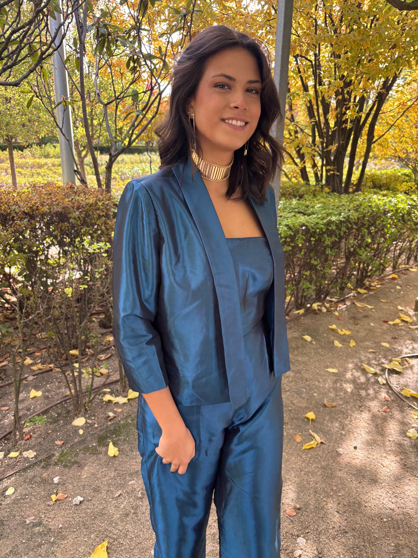 CONJUNTO MONO Y CHAQUETA AZURETTA